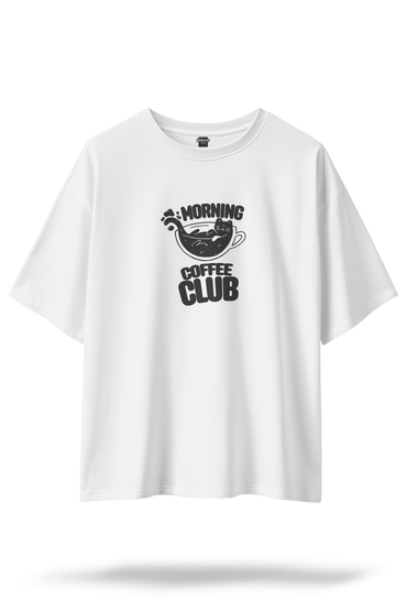 Morning Coffee Club - Oversize Tee